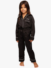 Pijama Midnight Black Largo Niños